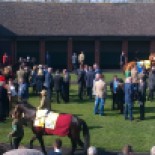 Pre parade ring before the first